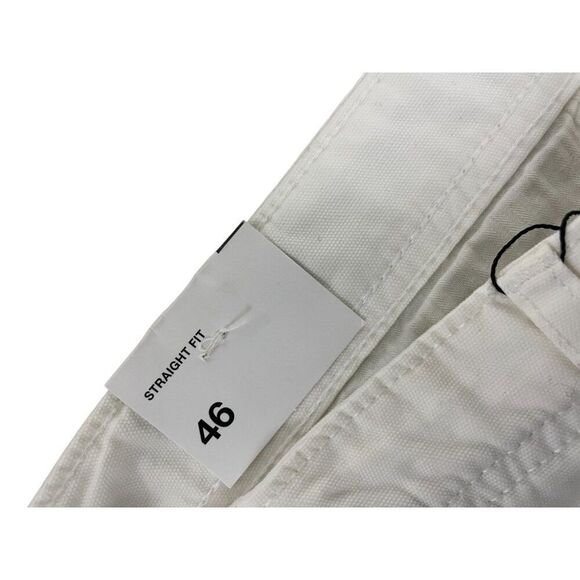 Zara Mens Cargo Pants EU 46 US 36 Oyster High Rise Straight Fit 6786/415 NWT - Picture 7 of 12